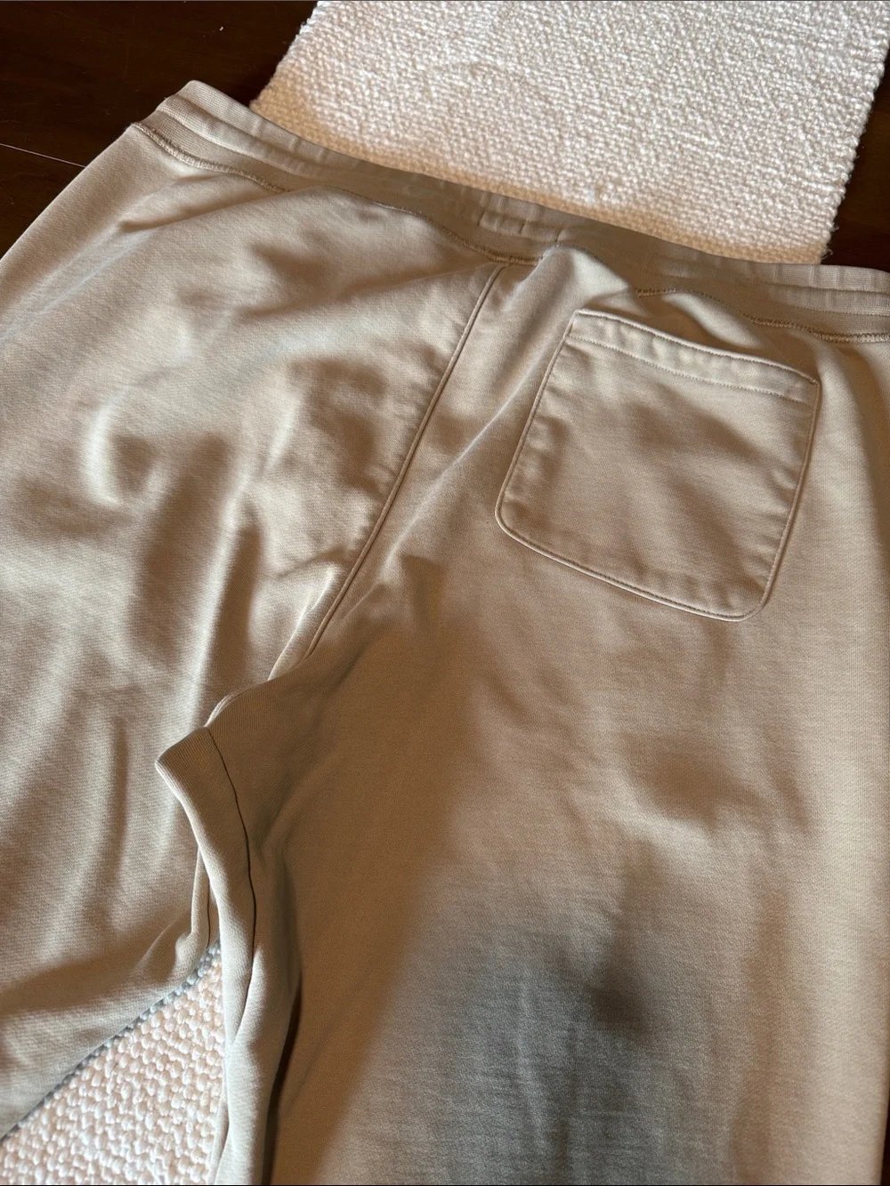 Banana Republic Tall Men’s Drawstring Joggers in Light Beige